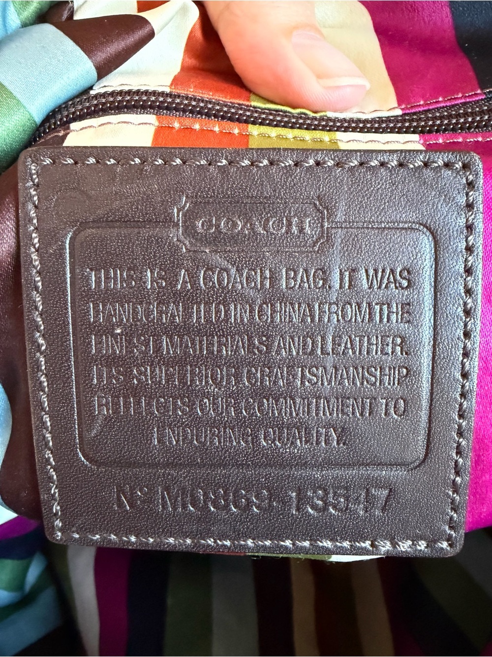 Coach Y2K Legacy Peyton Satchel Style 13547 - Picture 10 of 12